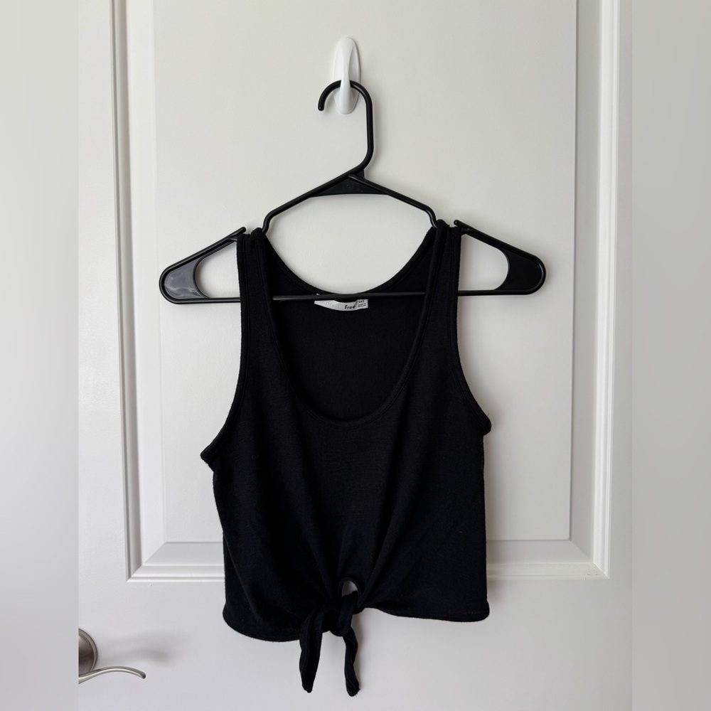 Aritzia Wilfred Free Tie Front Knot Tank - Picture 8 of 9